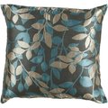 Surya Surya Rug HH059-1818P Square Teal and Beige Decorative Poly Fiber Pillow 18 x 18 in. HH059-1818P